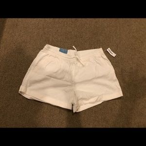Old navy white linen shorts